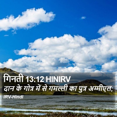 गिनती 13:12 HINIRV Bible Verse Image