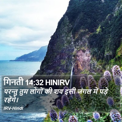 गिनती 14:32 HINIRV Bible Verse Image