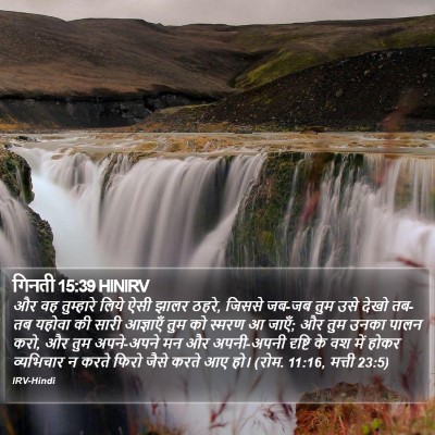गिनती 15:39 HINIRV Bible Verse Image
