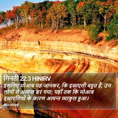 गिनती 22:3 HINIRV Bible Verse Image