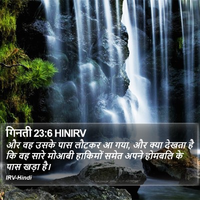 गिनती 23:6 HINIRV Bible Verse Image