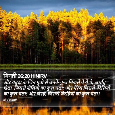 गिनती 26:20 HINIRV Bible Verse Image