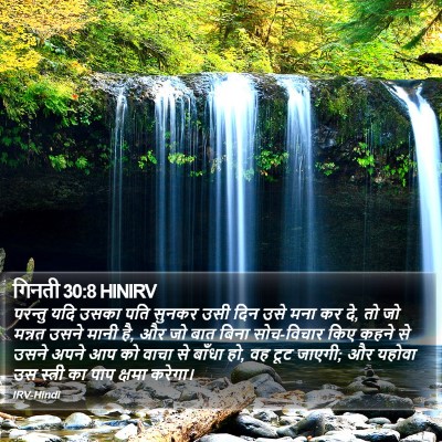गिनती 30:8 HINIRV Bible Verse Image