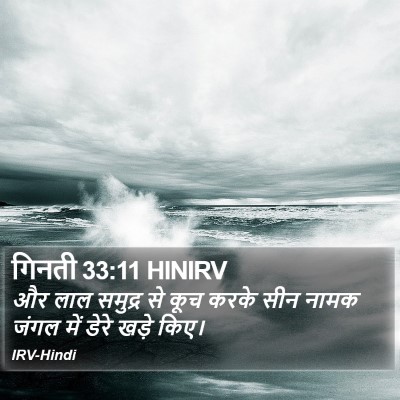 गिनती 33:11 HINIRV Bible Verse Image