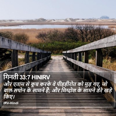 गिनती 33:7 HINIRV Bible Verse Image