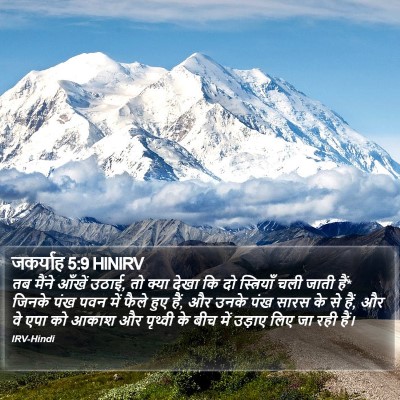 जकर्याह 5:9 HINIRV Bible Verse Image