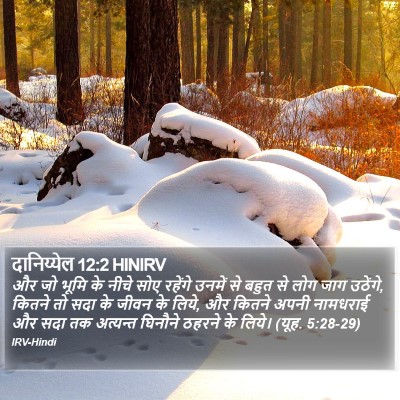 दानिय्येल 12:2 HINIRV Bible Verse Image