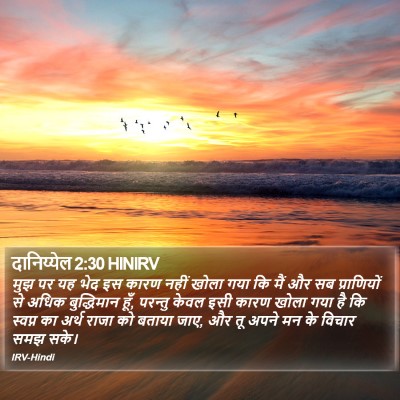 दानिय्येल 2:30 HINIRV Bible Verse Image