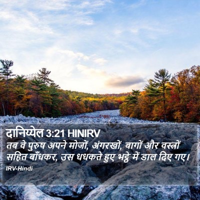 दानिय्येल 3:21 HINIRV Bible Verse Image