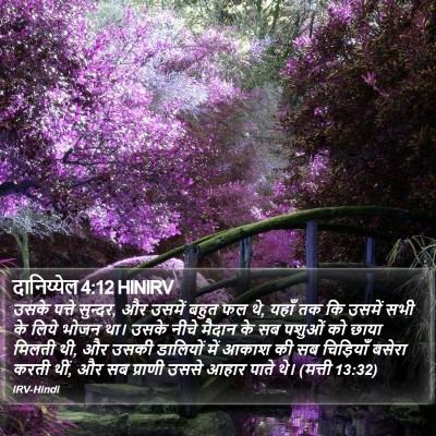 दानिय्येल 4:12 HINIRV Bible Verse Image