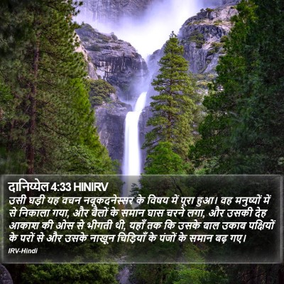 दानिय्येल 4:33 HINIRV Bible Verse Image