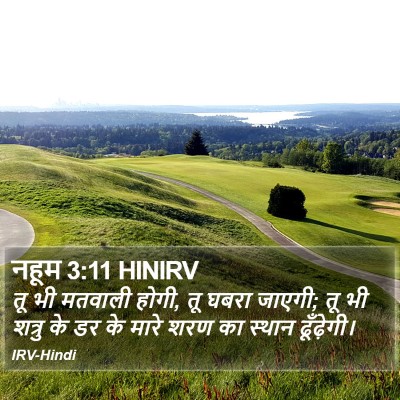 नहूम 3:11 HINIRV Bible Verse Image