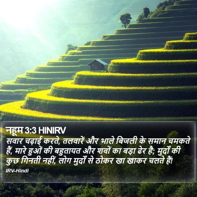 नहूम 3:3 HINIRV Bible Verse Image