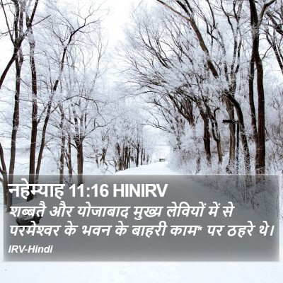 नहेम्याह 11:16 HINIRV Bible Verse Image