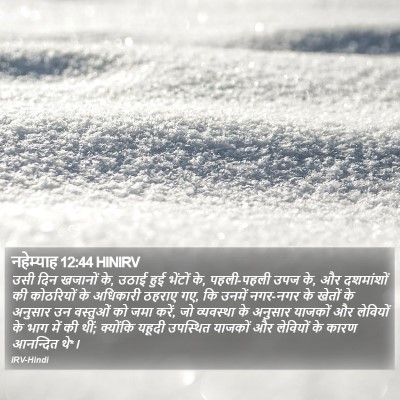 नहेम्याह 12:44 HINIRV Bible Verse Image