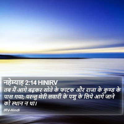 नहेम्याह 2:14 HINIRV Bible Verse Image