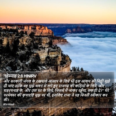 नहेम्याह 2:8 HINIRV Bible Verse Image