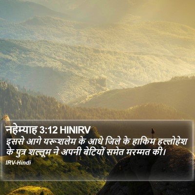 नहेम्याह 3:12 HINIRV Bible Verse Image