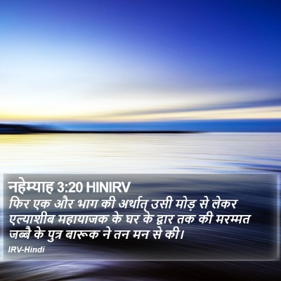 नहेम्याह 3:20 HINIRV Bible Verse Image