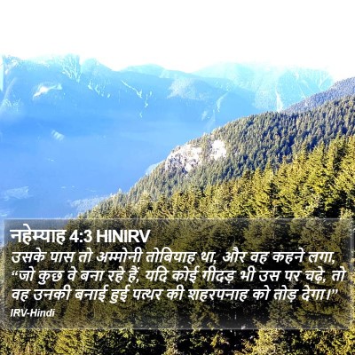 नहेम्याह 4:3 HINIRV Bible Verse Image