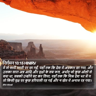 निर्गमन 10:15 HINIRV Bible Verse Image