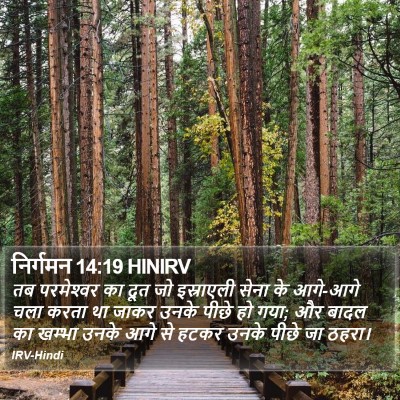 निर्गमन 14:19 HINIRV Bible Verse Image