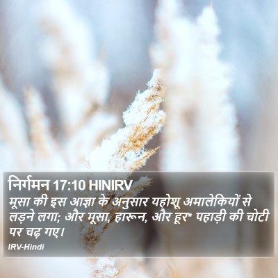 निर्गमन 17:10 HINIRV Bible Verse Image