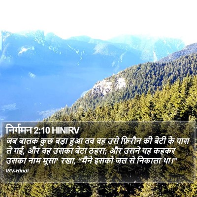 निर्गमन 2:10 HINIRV Bible Verse Image