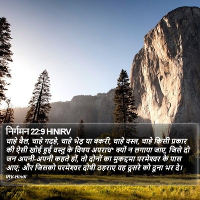 निर्गमन 22:9 HINIRV Bible Verse Image