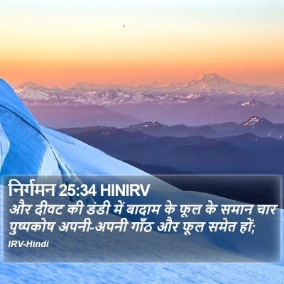 निर्गमन 25:34 HINIRV Bible Verse Image