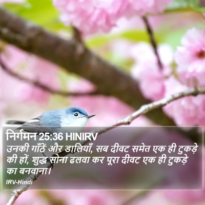 निर्गमन 25:36 HINIRV Bible Verse Image