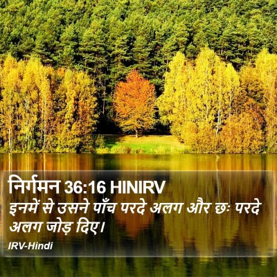 निर्गमन 36:16 HINIRV Bible Verse Image