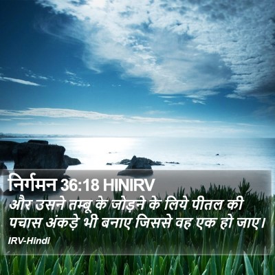 निर्गमन 36:18 HINIRV Bible Verse Image