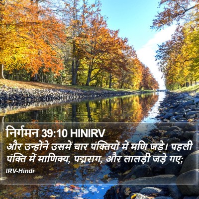 निर्गमन 39:10 HINIRV Bible Verse Image