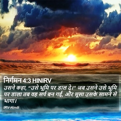 निर्गमन 4:3 HINIRV Bible Verse Image