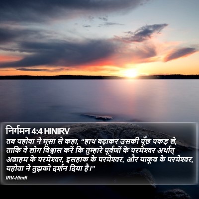 निर्गमन 4:4 HINIRV Bible Verse Image
