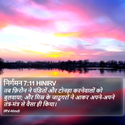 निर्गमन 7:11 HINIRV Bible Verse Image