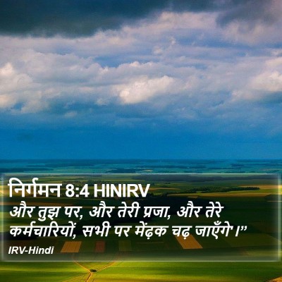 निर्गमन 8:4 HINIRV Bible Verse Image