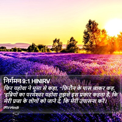 निर्गमन 9:1 HINIRV Bible Verse Image