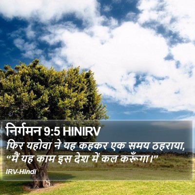 निर्गमन 9:5 HINIRV Bible Verse Image