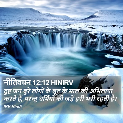 नीतिवचन 12:12 HINIRV Bible Verse Image