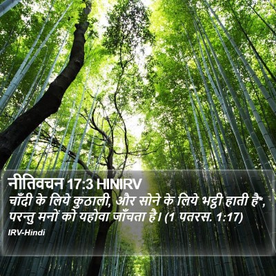 नीतिवचन 17:3 HINIRV Bible Verse Image
