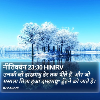 नीतिवचन 23:30 HINIRV Bible Verse Image