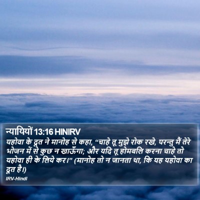 न्यायियों 13:16 HINIRV Bible Verse Image