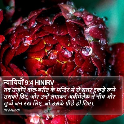 न्यायियों 9:4 HINIRV Bible Verse Image