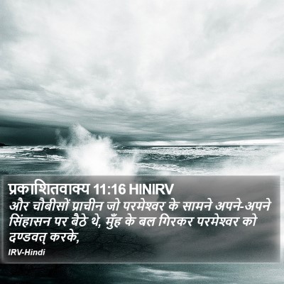 प्रकाशितवाक्य 11:16 HINIRV Bible Verse Image
