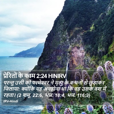 प्रेरितों के काम 2:24 HINIRV Bible Verse Image