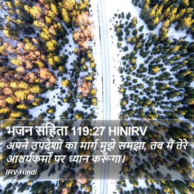 भजन संहिता 119:27 HINIRV Bible Verse Image