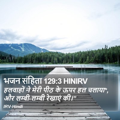 भजन संहिता 129:3 HINIRV Bible Verse Image