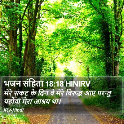 भजन संहिता 18:18 HINIRV Bible Verse Image